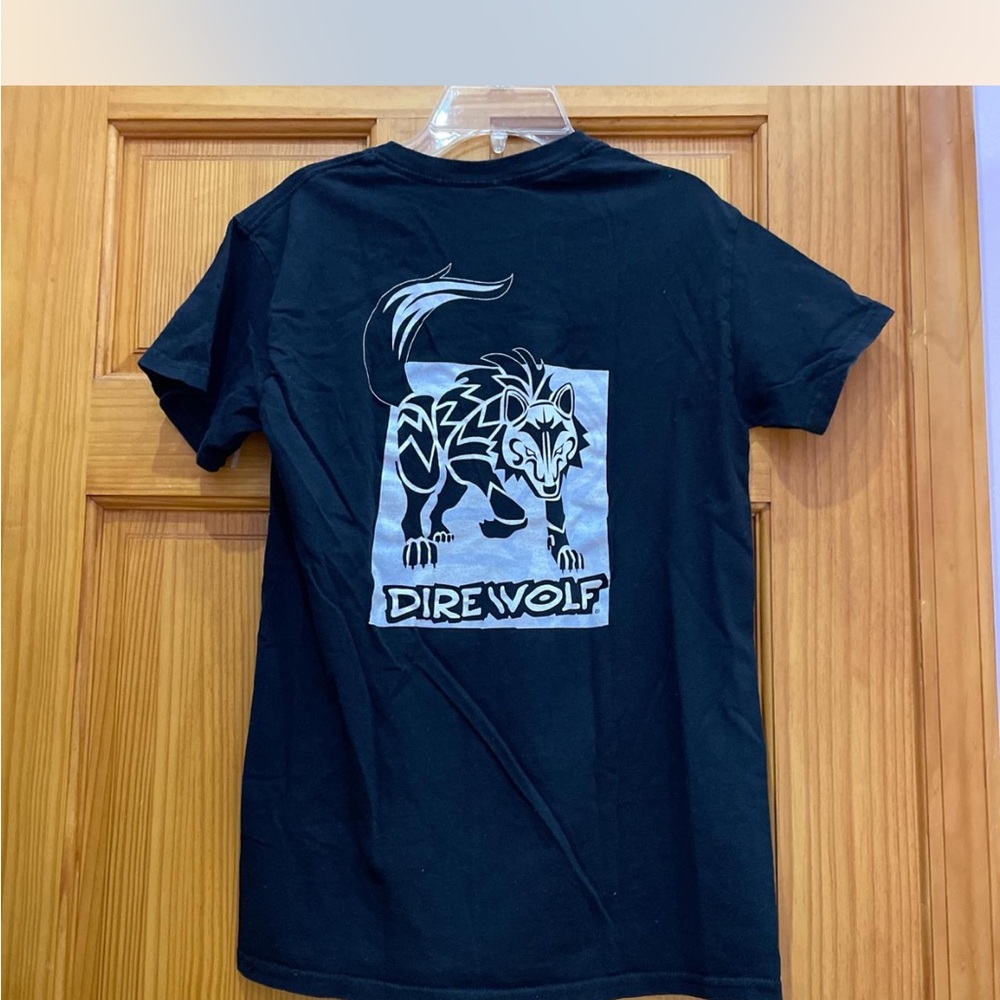 Black Dire Wolf Graphic T-Shirt